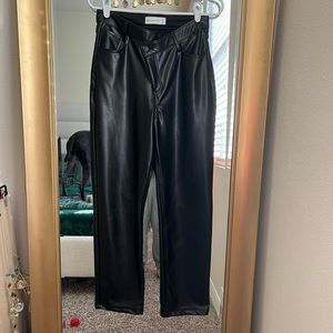 Abercrombie Faux Leather Pants